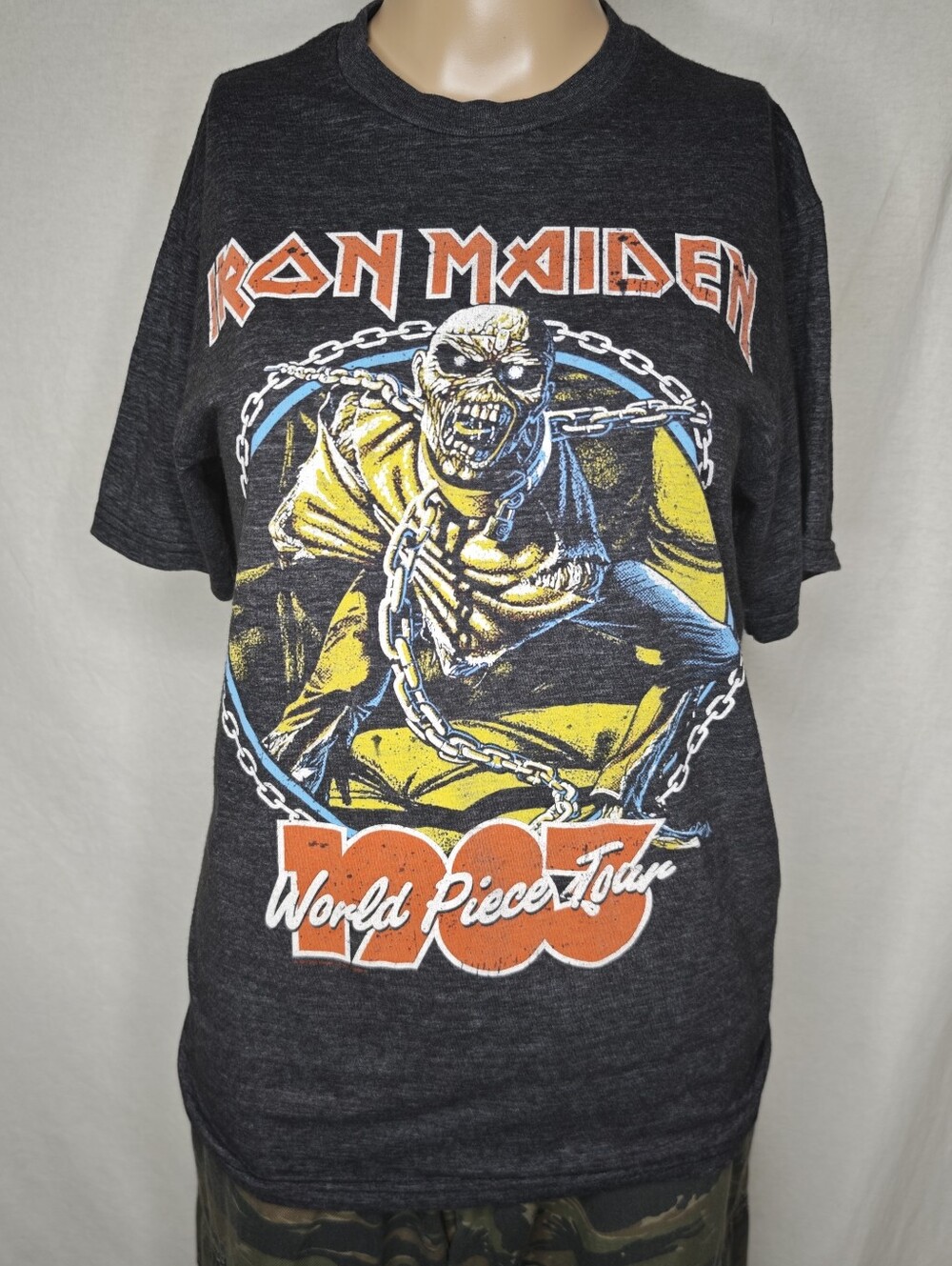 Iron Maiden World Piece Tour 1983 graphic tee